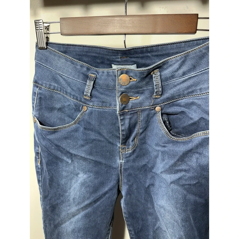 Mudd Women's Jeans Size 9 High Rise Jean Legging Jegging Stretch Dark Wash